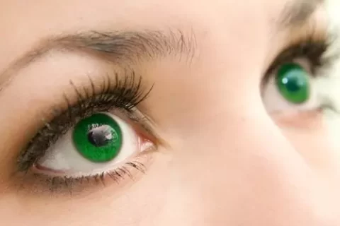 Mudar a cor dos olhos pelo celular