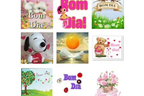 figurinhas de bom dia