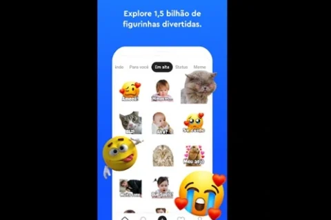 Quer baixar figurinhas ? Confira três modelos diferentes (Foto: Sticker Ly)